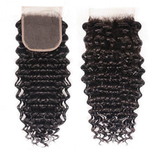 Load image into Gallery viewer, Virgin Cambodian Deep wave swiss Lace Closure